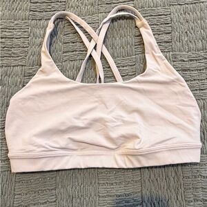 Lulu lemon sports bra, blush pink